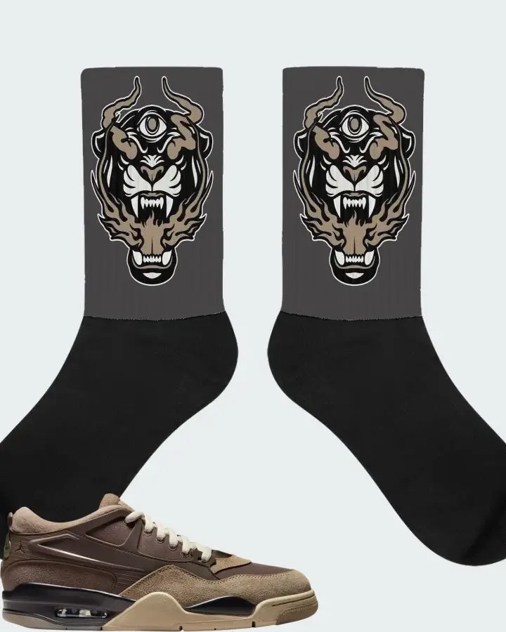 Air Jordan 4 RM Ironstone Matching Socks