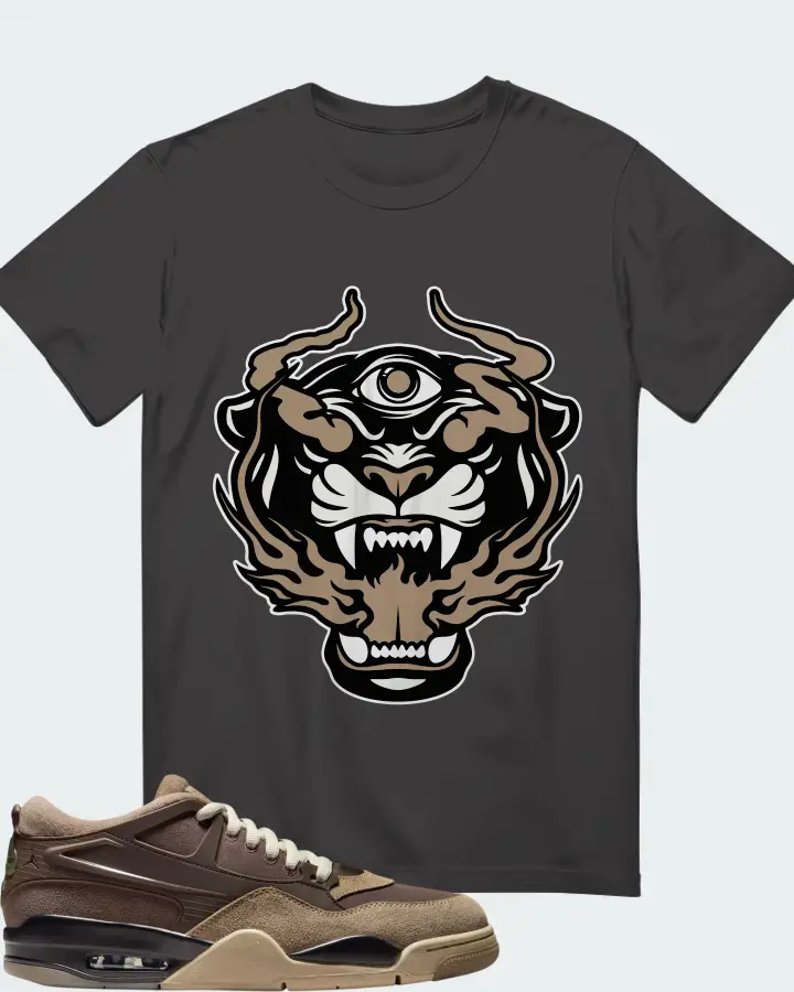 Air Jordan 4 RM Ironstone Matching T-Shirt