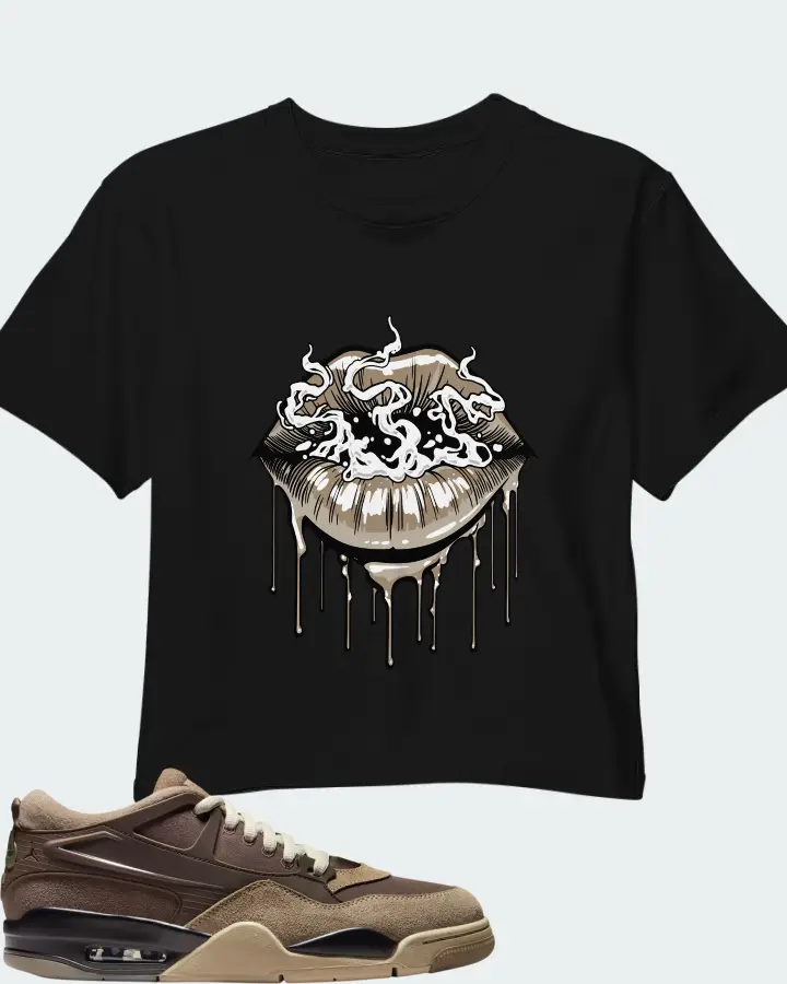 Air Jordan 4 RM Ironstone Matching Crop Top