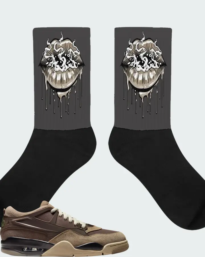 Air Jordan 4 RM Ironstone Matching Socks