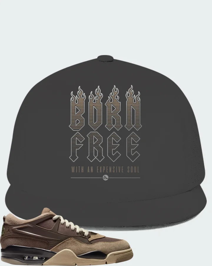 Air Jordan 4 RM Ironstone Matching Hat
