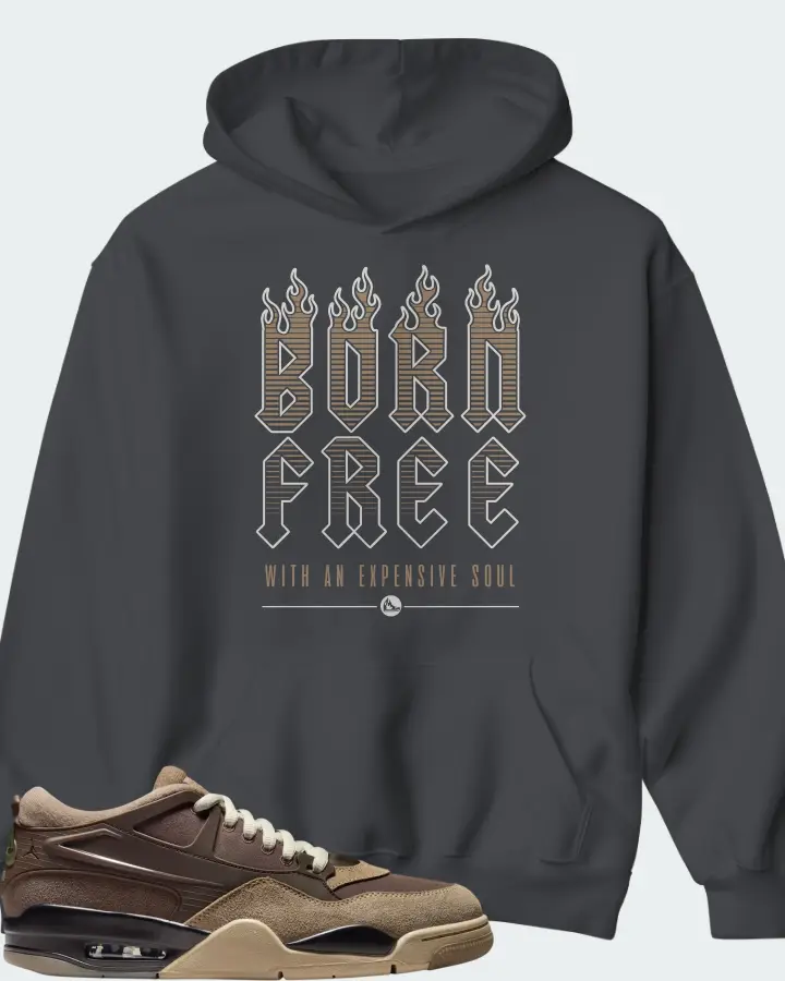 Air Jordan 4 RM Ironstone Matching Hoodie