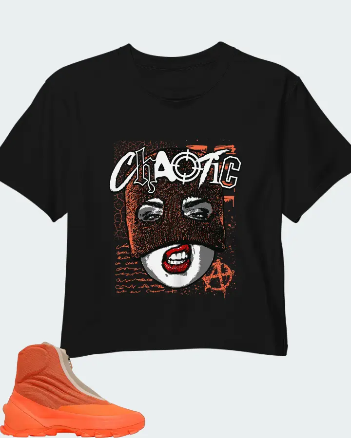 Yeezy 1050 V3 Orange Matching Crop Top