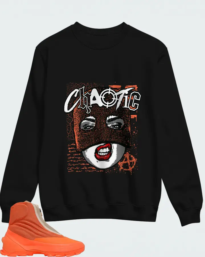 Yeezy 1050 V3 Orange Matching Sweatshirt