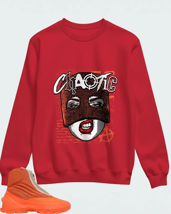 Yeezy 1050 V3 Orange Matching Sweatshirt