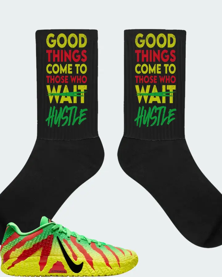 Jurassic Park x Nike Ja 3 Explorer Sneaker Matching Black Socks - Good Things Come