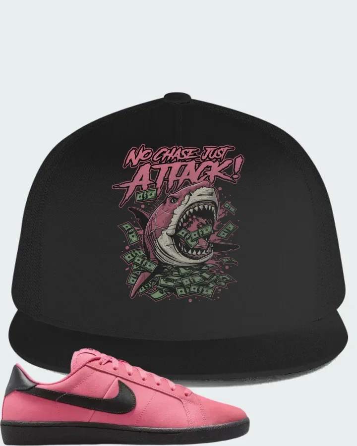 Nike Tennis Classic SB Hyper Pink Black Matching Hat