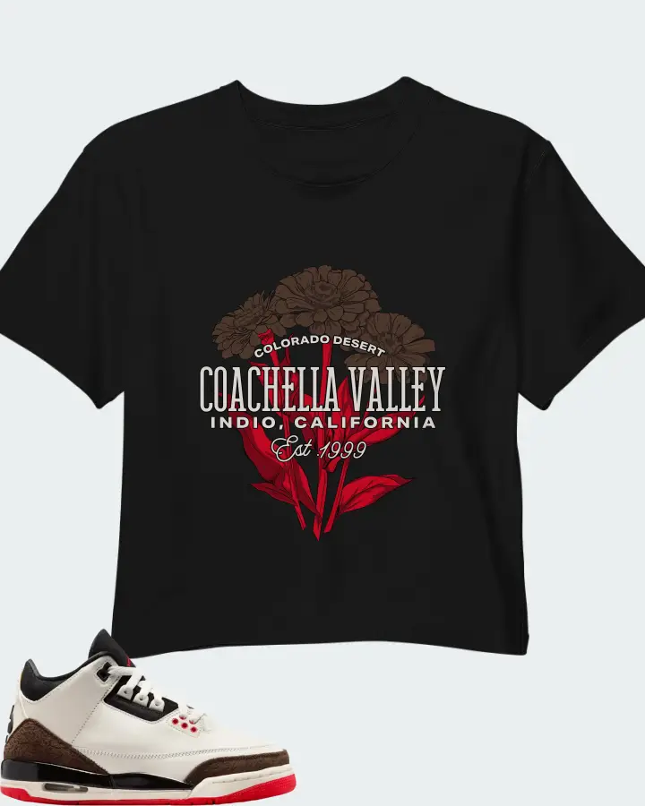 Air Jordan 3 Retro OG GS World's Best Dad Matching Crop Top