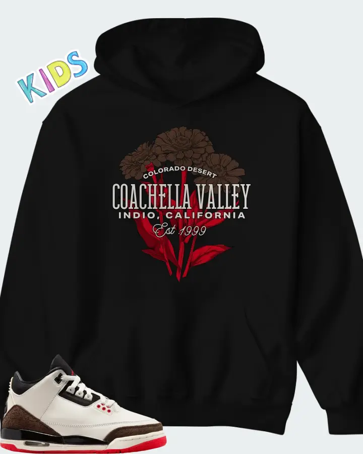 Air Jordan 3 Retro OG GS World's Best Dad Matching Kid's Hoodie