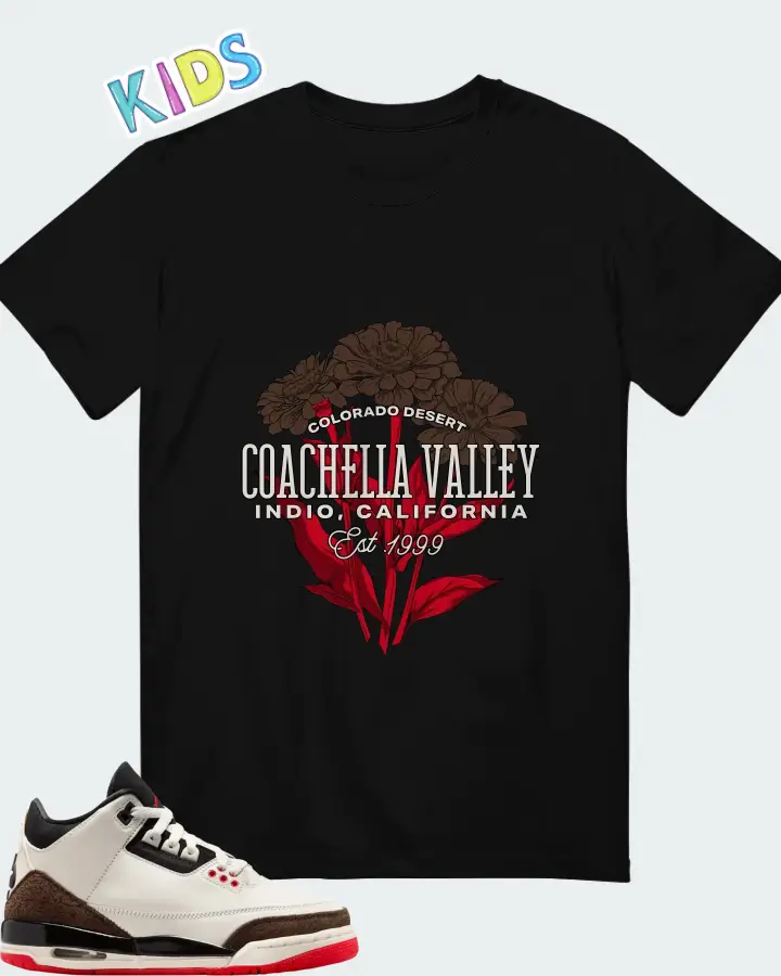 Air Jordan 3 Retro OG GS World's Best Dad Matching Kid's T-Shirt