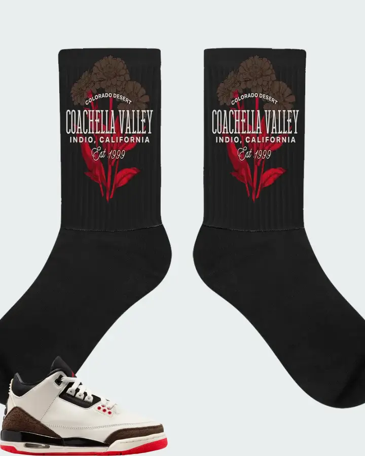 Air Jordan 3 Retro OG GS World's Best Dad Matching Socks