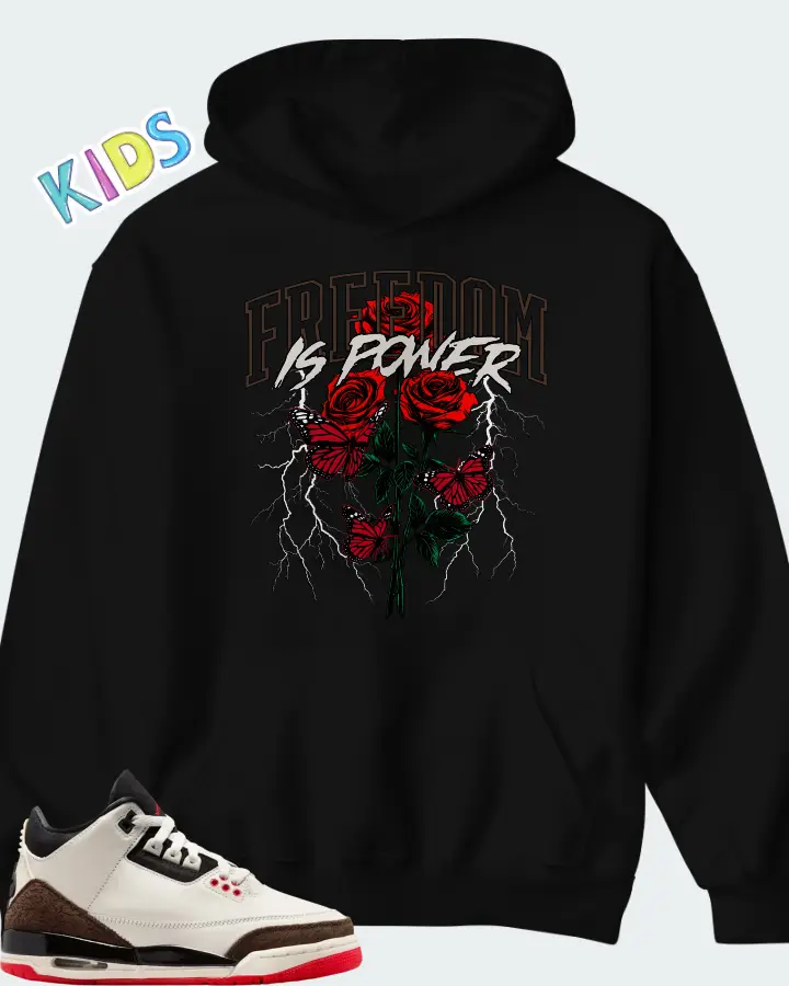 Air Jordan 3 Retro OG GS World's Best Dad Matching Kid's Hoodie