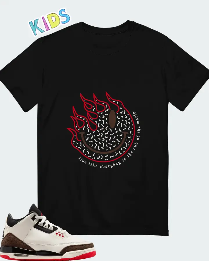 Air Jordan 3 Retro OG GS World's Best Dad Matching Kid's T-Shirt