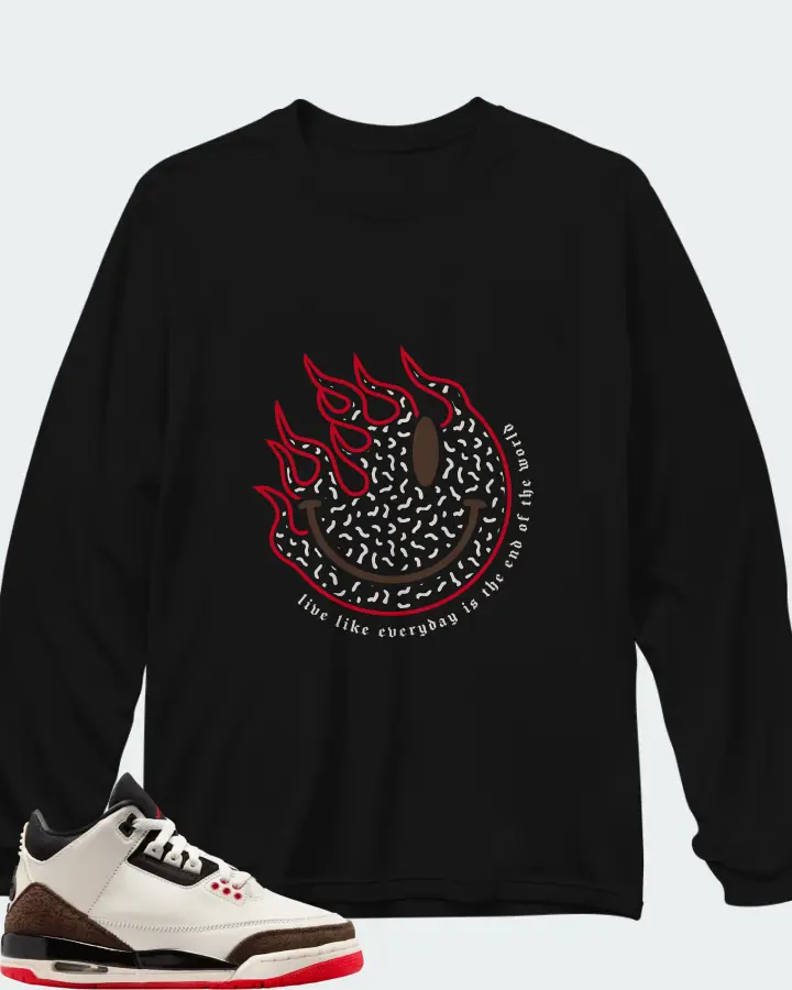 Air Jordan 3 Retro OG GS World's Best Dad Matching Long Sleeve T-Shirt