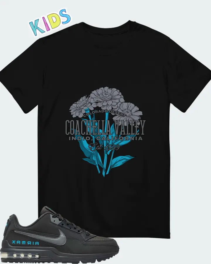 Nike Air Max LTD 3 Anthracite Cool Grey Cool Blue Matching Kid's T-Shirt