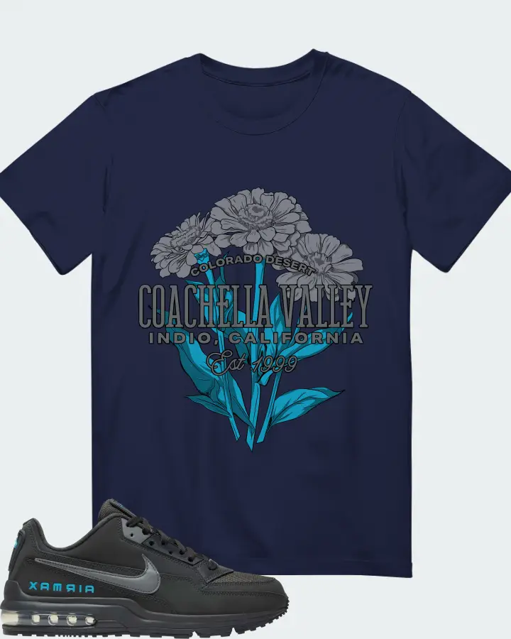 Nike Air Max LTD 3 Anthracite Cool Grey Cool Blue Matching T-Shirt