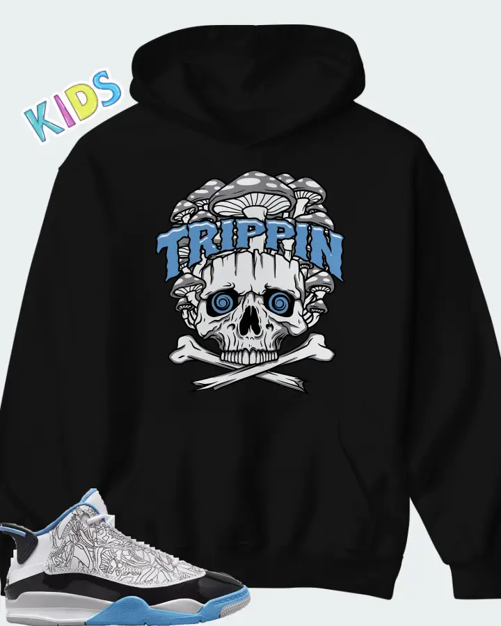Jordan Kids' Grade School Dub Zero University blue Matching Kid's Hoodie