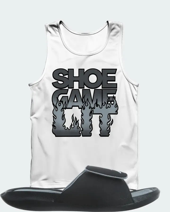 Jordan Hydro 6 Sneaker Matching White Tank Top - Shoe Game Lit Refreshed
