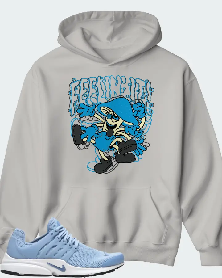 Nike Air Presto University Blue White Matching Hoodie