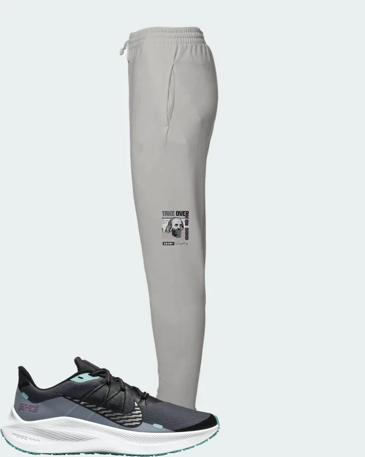 Nike Winflo 7 Shield Sneaker Matching Grey Joggers - Take Over