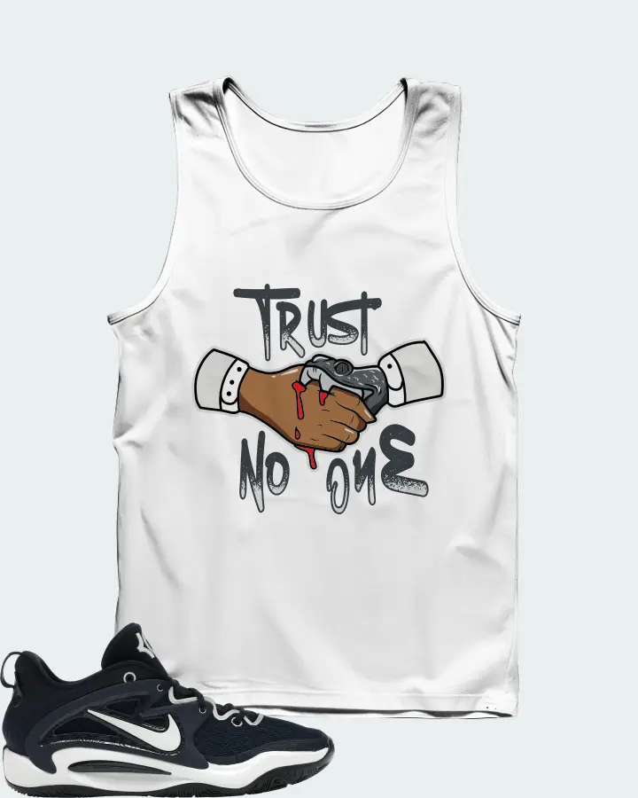 Nike KD 15 TB Sneaker Matching White Tank Top - Trust No One