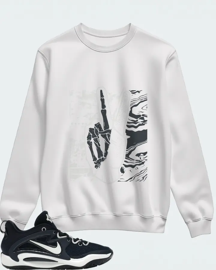 Nike KD 15 TB Sneaker Matching White Sweatshirt - Peace of mind