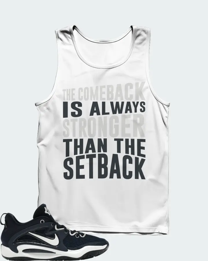 Nike KD 15 TB Sneaker Matching White Tank Top - The Comeback