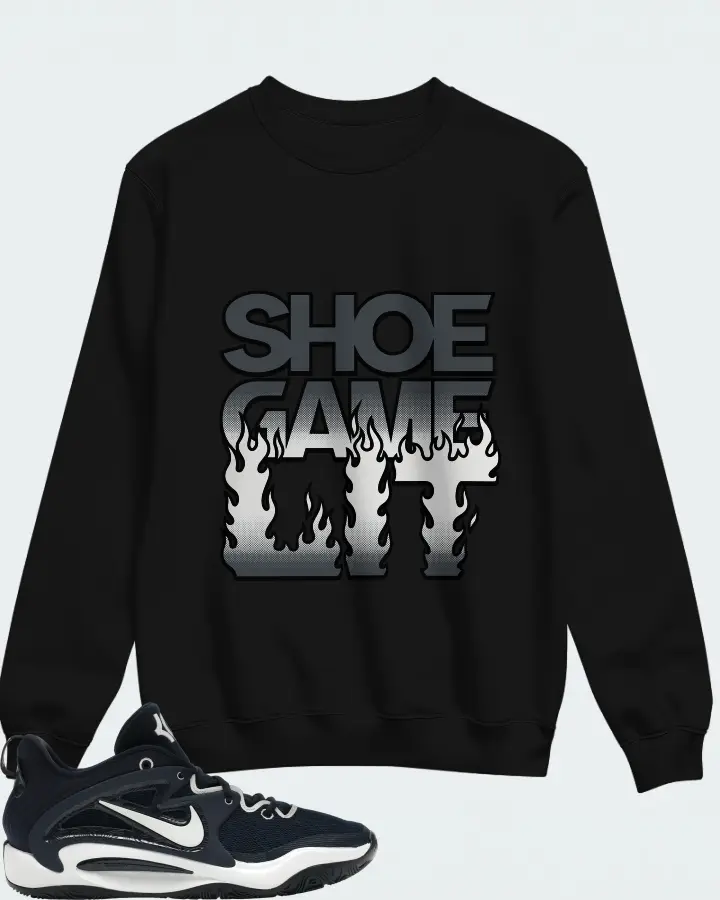 Nike KD 15 TB Sneaker Matching Black Sweatshirt - Shoe Game Lit Refreshed