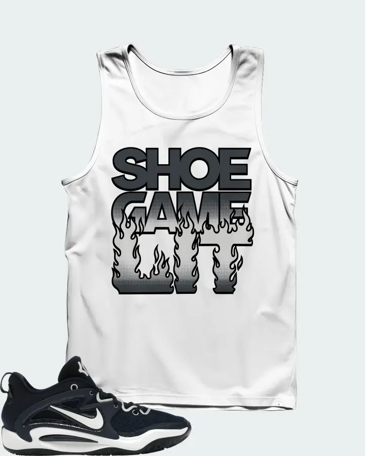 Nike KD 15 TB Sneaker Matching White Tank Top - Shoe Game Lit Refreshed