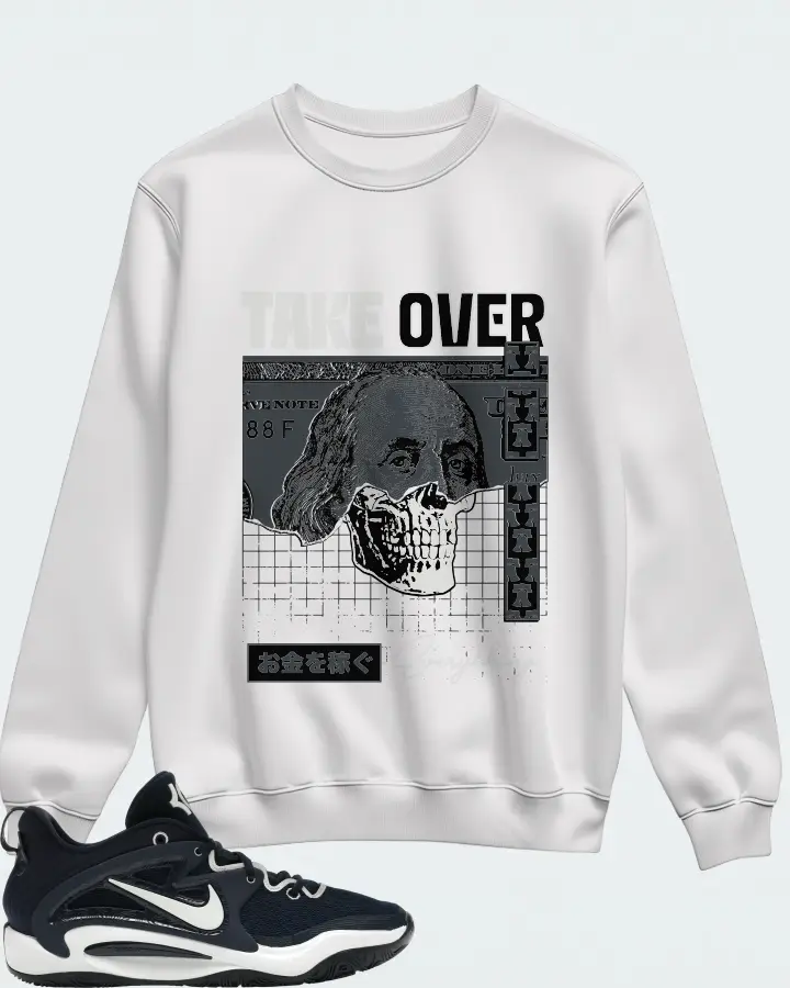 Nike KD 15 TB Sneaker Matching White Sweatshirt - Take Over