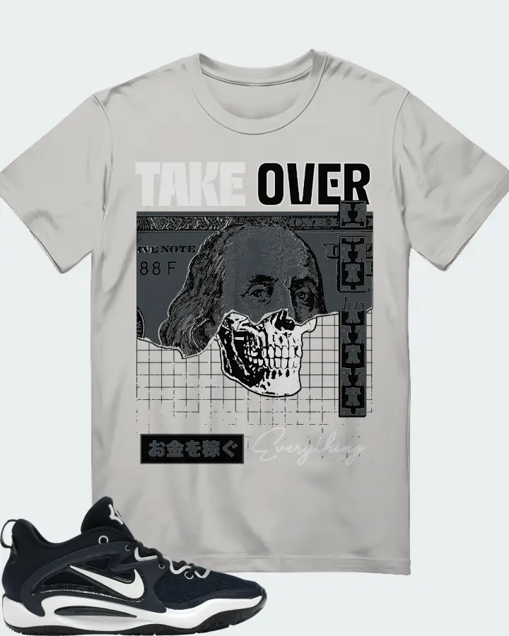 Nike KD 15 TB Sneaker Matching Grey T-Shirt - Take Over