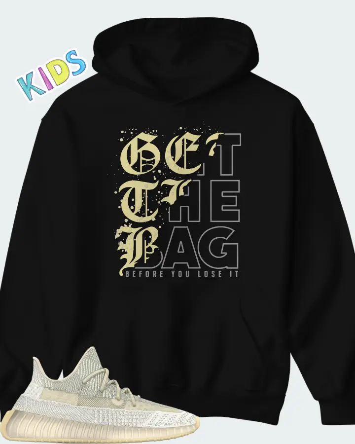 Adidas Yeezy Boost 350 V2 Natural Matching Kid's Hoodie