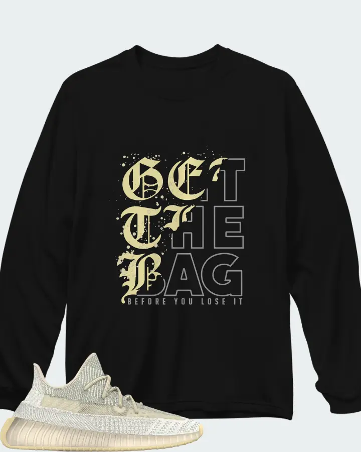 Adidas Yeezy Boost 350 V2 Natural Matching Long Sleeve T-Shirt
