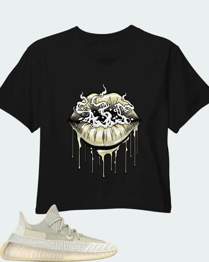 Adidas Yeezy Boost 350 V2 Natural Matching Crop Top