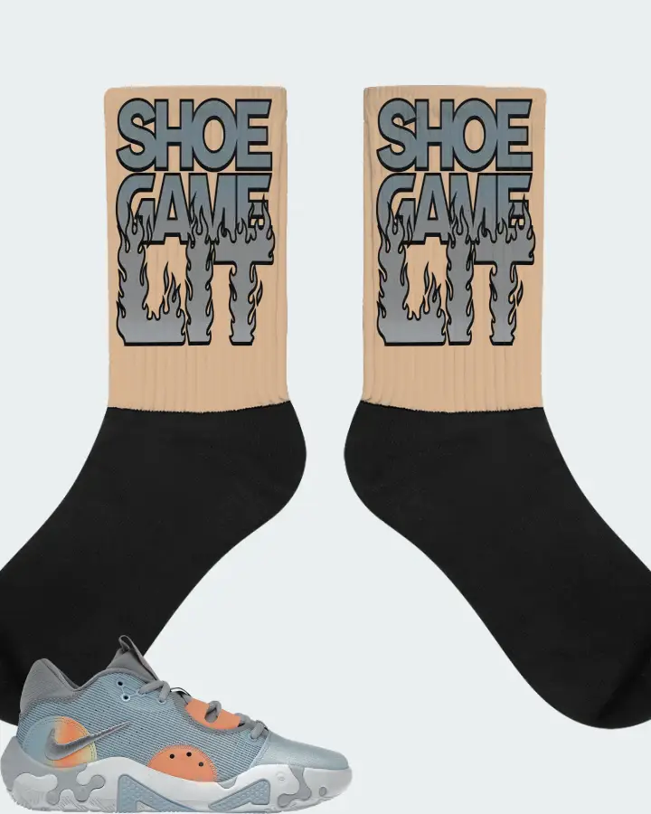 Nike PG 6 Sneaker Matching Cream Socks - Shoe Game Lit Refreshed