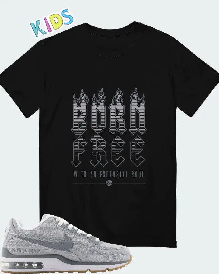 Air Max LTD 3 TXT Wolf Grey Matching Kid's T-Shirt