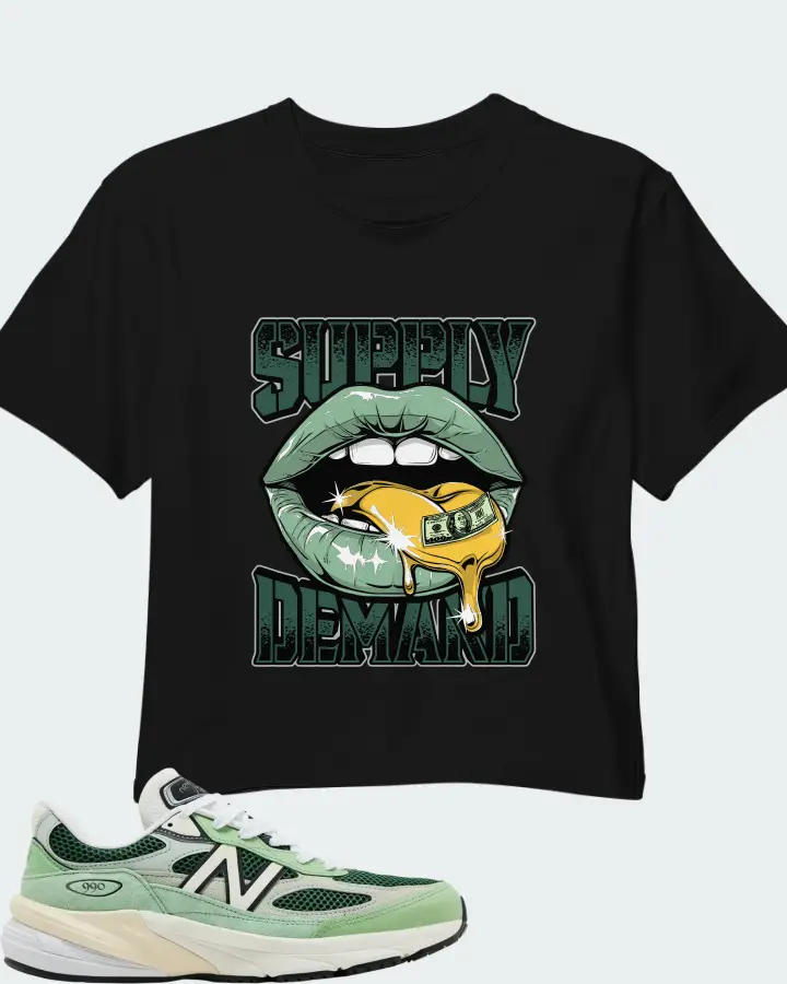 Teddy Santis x New Balance 990v6 Made in USA Avocado Natural Mint Matching Crop Top