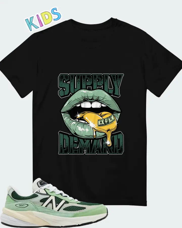 Teddy Santis x New Balance 990v6 Made in USA Avocado Natural Mint Matching Kid's T-Shirt