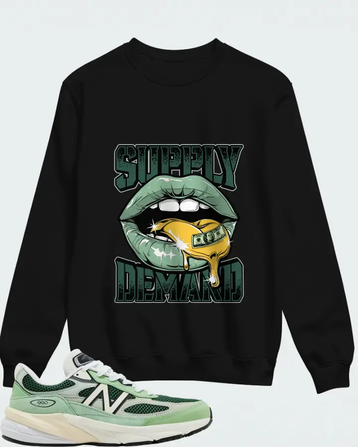 Teddy Santis x New Balance 990v6 Made in USA Avocado Natural Mint Matching Sweatshirt