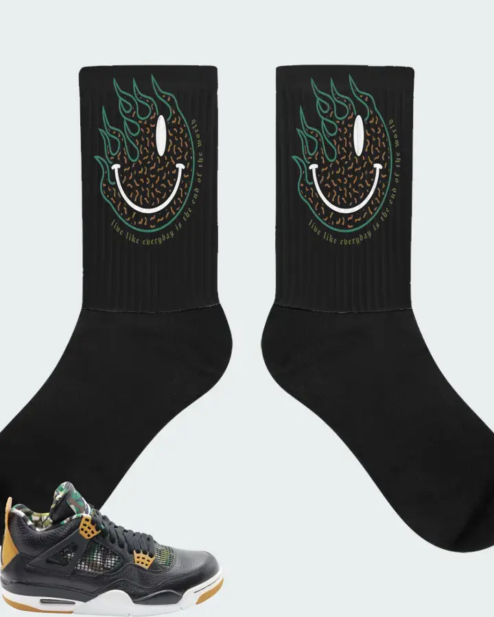 Air Jordan 4 Bamboo Matching Socks