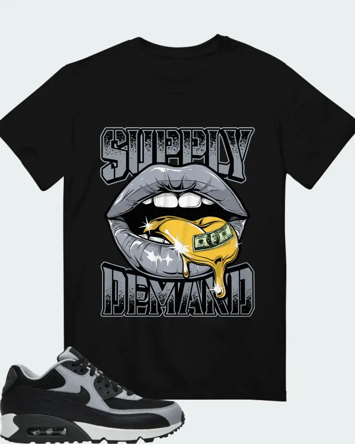 Nike Air Max 90 Essential Wolf Grey Matching T-Shirt