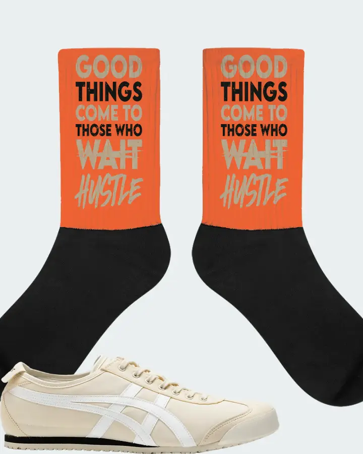 Onitsuka Tiger Mexico 66 Sneaker Matching Orange Socks - Good Things Come