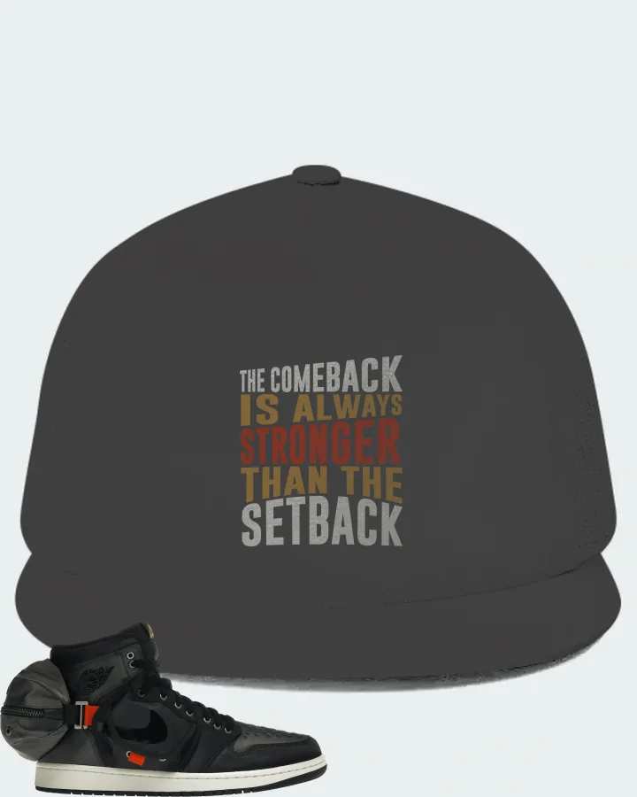 Jordan 1 Retro High OG SP Utility Sneaker Matching Dark Grey Hat - The Comeback