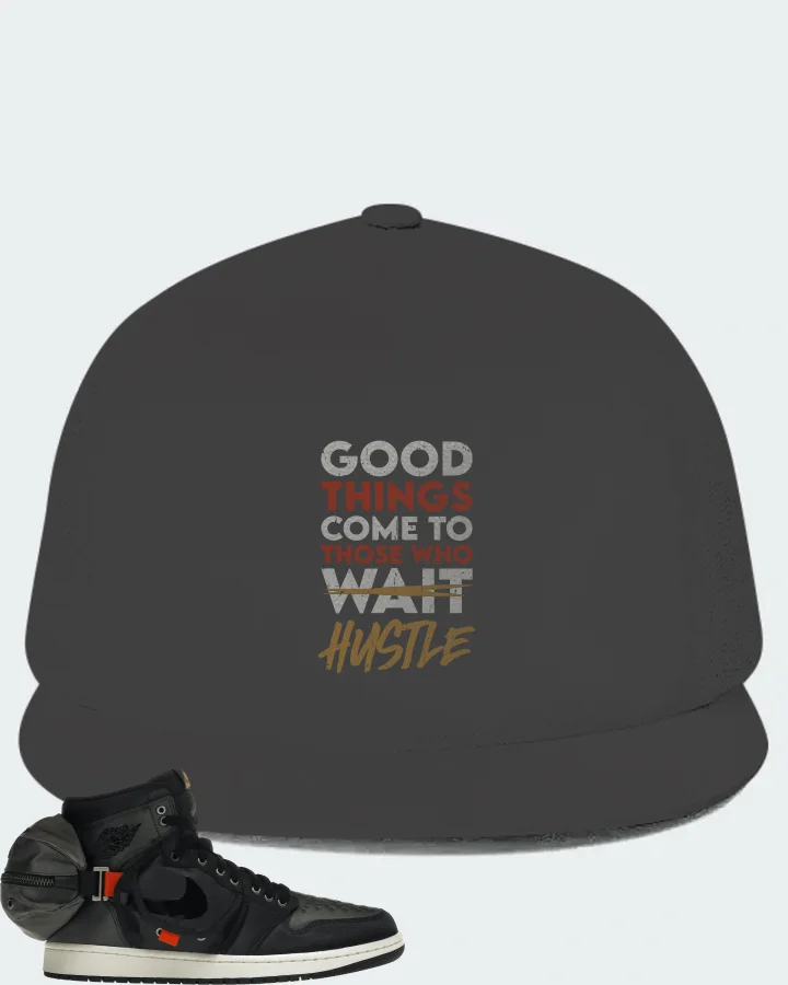 Jordan 1 Retro High OG SP Utility Sneaker Matching Dark Grey Hat - Good Things Come