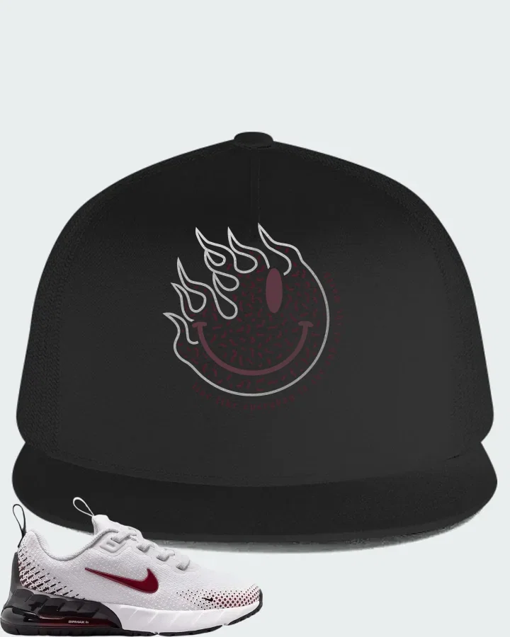 Nike Air Max Phoenix White Black Team Red Matching Hat