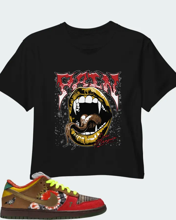 Nike Dunk Low SB What The Dunk Matching Crop Top