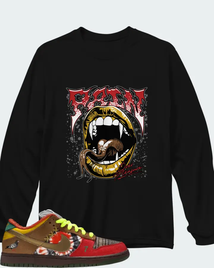 Nike Dunk Low SB What The Dunk Matching Long Sleeve T-Shirt
