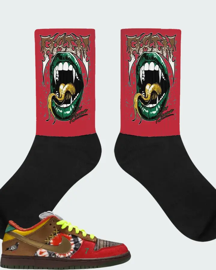 Nike Dunk Low SB What The Dunk Matching Socks