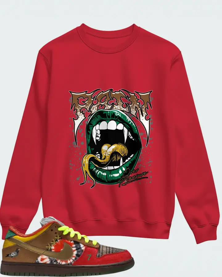 Nike Dunk Low SB What The Dunk Matching Sweatshirt