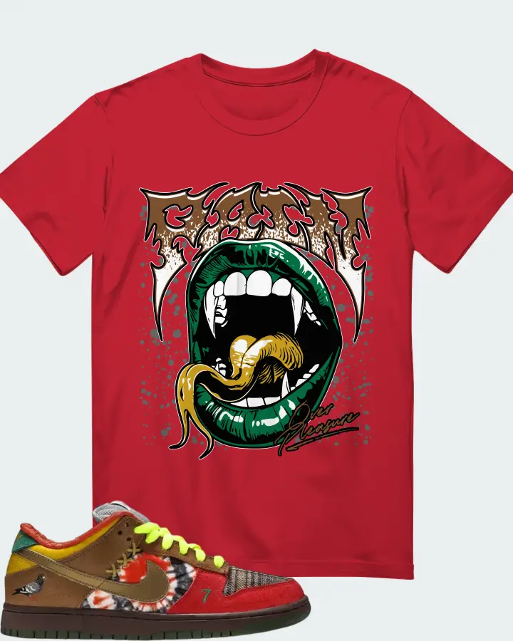 Nike Dunk Low SB What The Dunk Matching T-Shirt